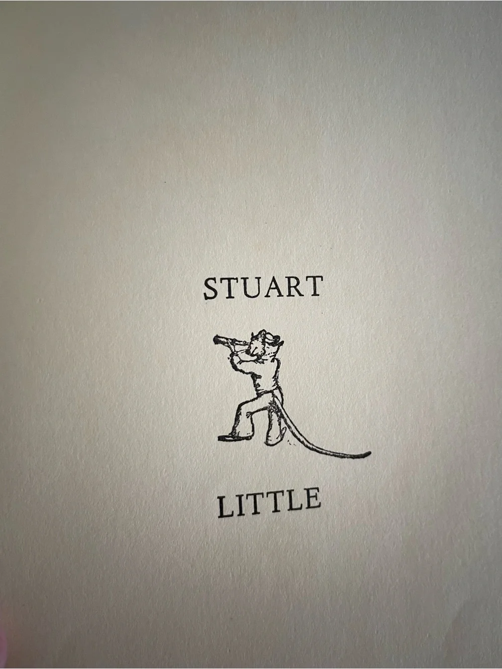 Vintage Stuart Little Hardback Book Cover 1945 - see photos